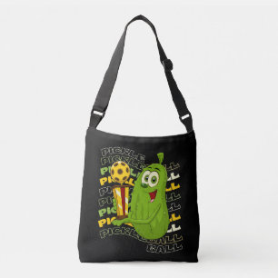 Pickle Power! Cute Pickleball Kids Crossbody Bag