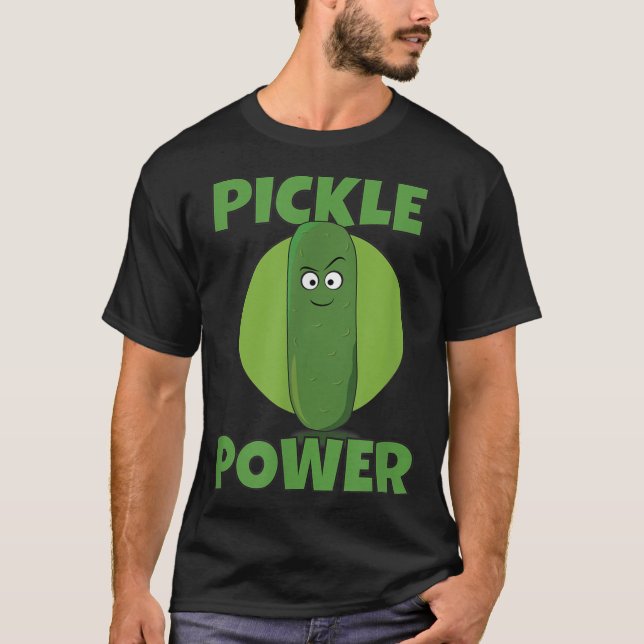 Pickle Power I Love Pickles T-Shirt (Front)