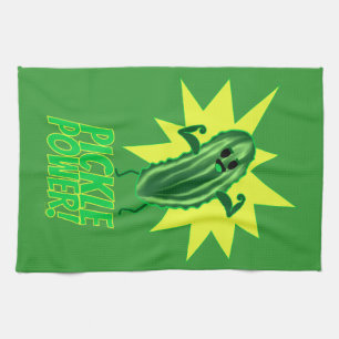 Pickle Power! Tea Towel