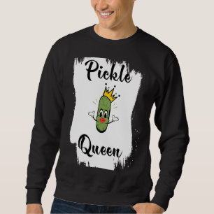 Pickle Queen Pickle Cucumber Vegan Sweatshirt