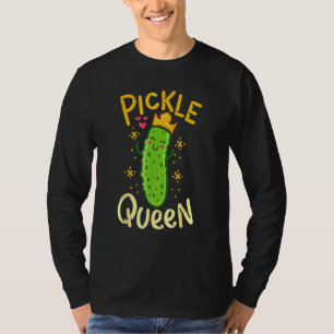 Pickle Queen Vegan Cucumber Vegetable T-Shirt