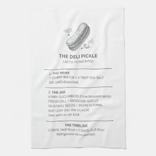 Pickle Recipe - Kitchen towel