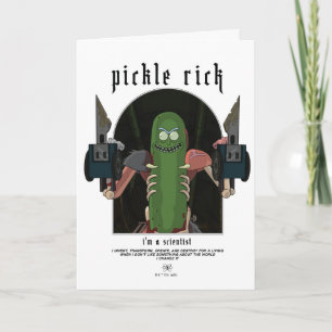 Pickle Rick - I'm A Scientist Quote Graphic Card