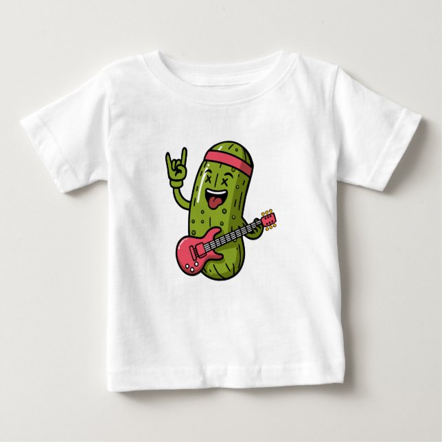 Pickle Rock Star Baby T-Shirt (Front)