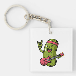 Pickle Rock Star Key Ring