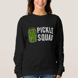 Pickle Squad Dill Pickle Costume Adult Pickle Ve Sweatshirt