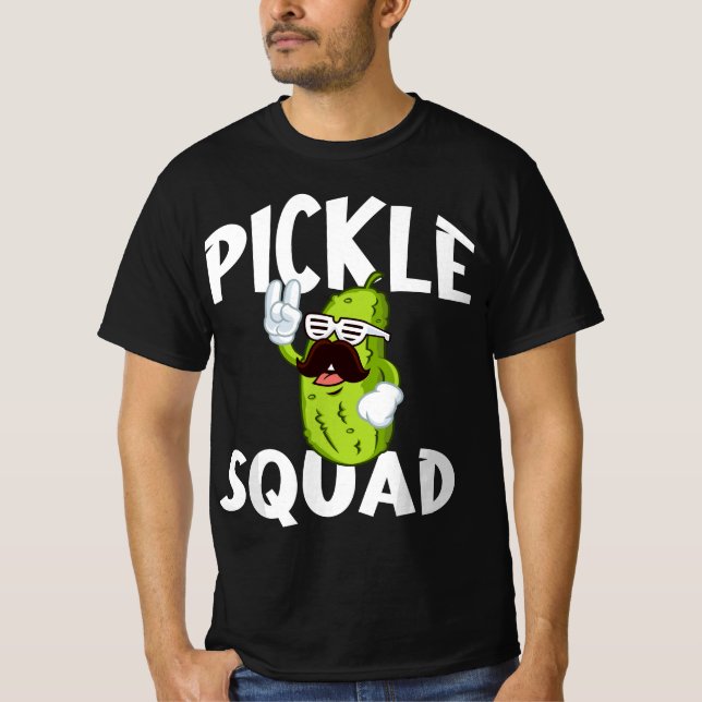 Pickle Squad T for a Pickle Lover  T-Shirt (Front)