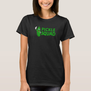 Pickle Squad Unique Cute Dill Pickle Vegan T-Shirt