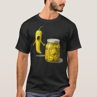 Pickle Surprise A Banana Peppers And A Jar Of T-Shirt