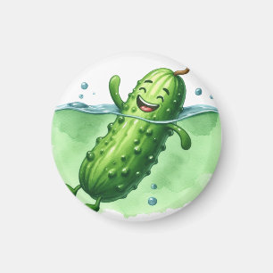 Pickle Swimming Magnet