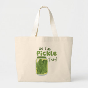 Pickle That! Large Tote Bag
