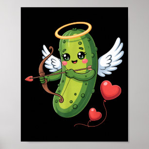 Pickle valentine cupid love couple boyfriend poster
