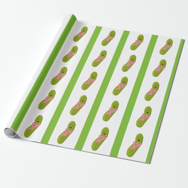 Pickle Wrapping Paper (Unrolled)