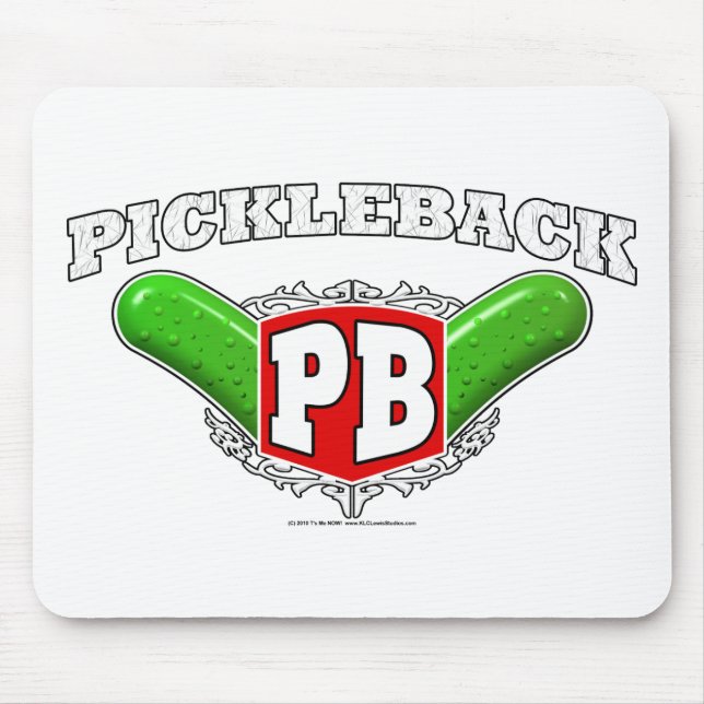 Pickleback Logo Mouse Pad (Front)