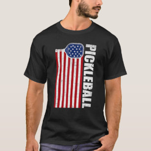 Pickleball 4th Of July Men Women Paddle Sport Pick T-Shirt