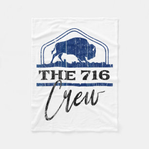 Pickleball 716 crew buffalo 716 western new york fleece blanket