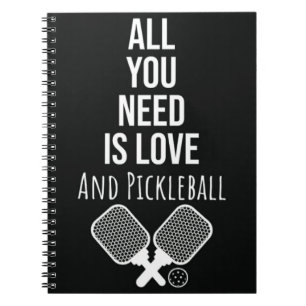 Pickleball Accessories Gifts Ideas Funny Notebook