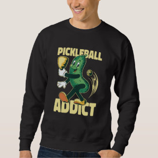 Pickleball Addict Pickle Pickleball Player Boys Gi Sweatshirt