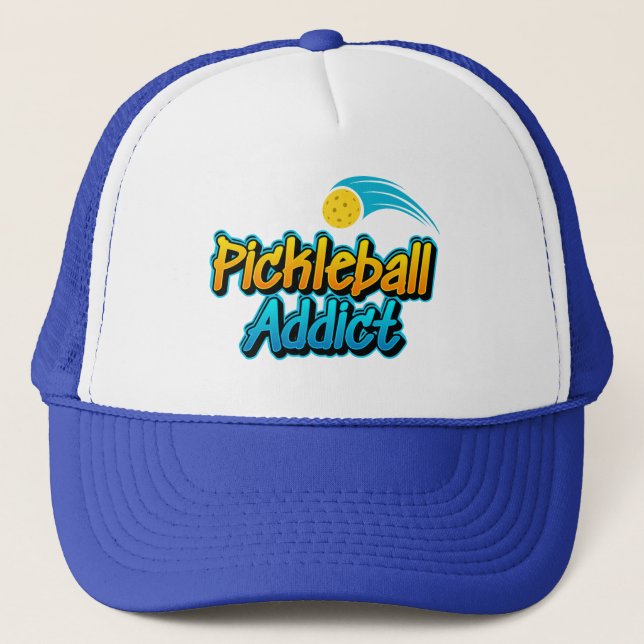 Pickleball Addict Trucker Hat (Front)