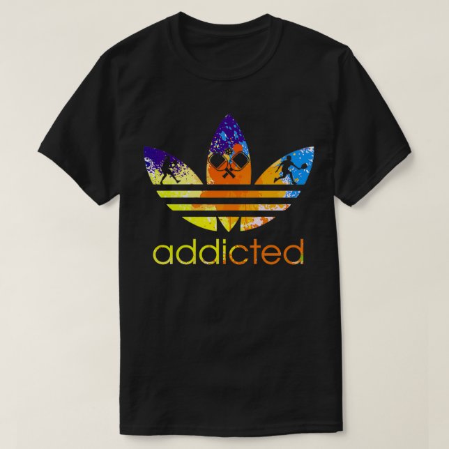 Pickleball addicted watercolor Classic TShirt (Design Front)