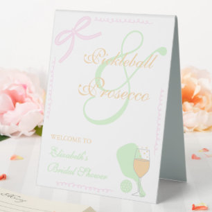Pickleball and Prosecco Bridal Shower