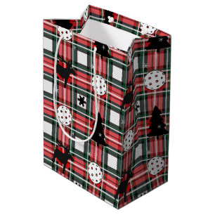 Pickleball🎄 and reindeer Merry Christmas Medium Gift Bag