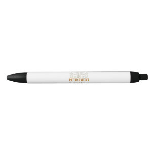 Pickleball and Retirement It's A Perfect Match Black Ink Pen