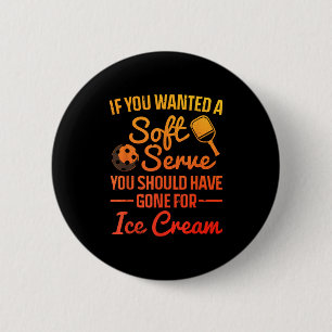 Pickleball Art For Men Women Grandpa Gag Pickle Ba 6 Cm Round Badge