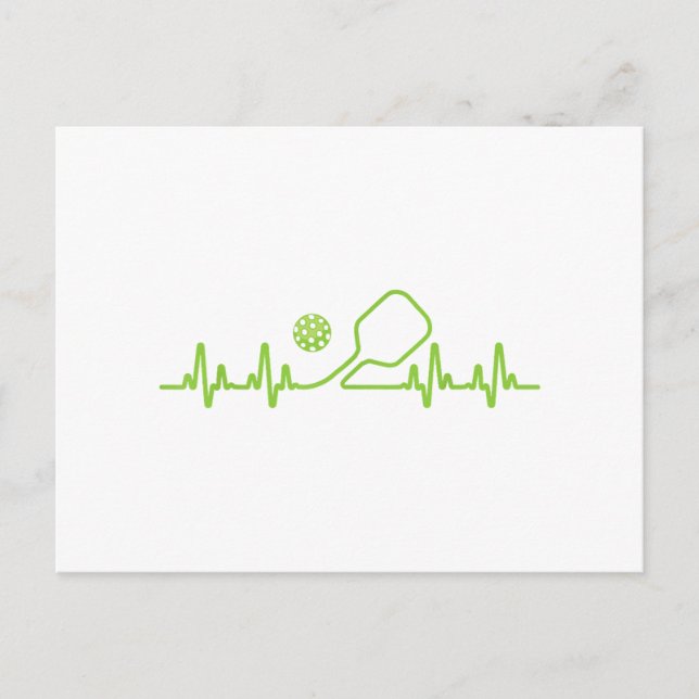 Pickleball Art For Men Women Pickle Ball Picklebal Holiday Postcard (Front)