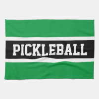 PICKLEBALL Athletic Bright Green Black Stripes