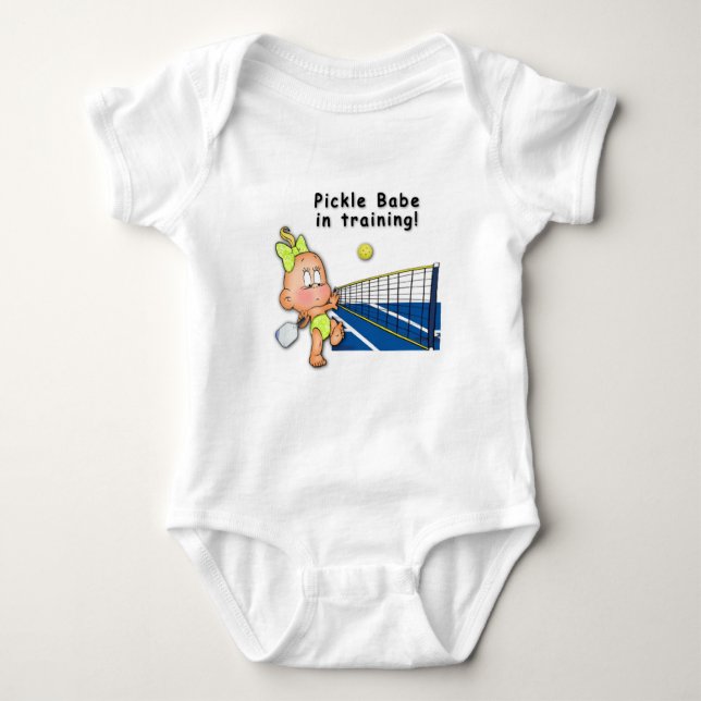 Pickleball Baby in Training! Bodysuit (Front)
