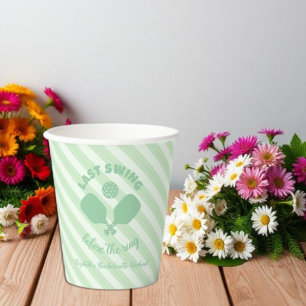 Pickleball Bachelorette Weekend Paper Cups