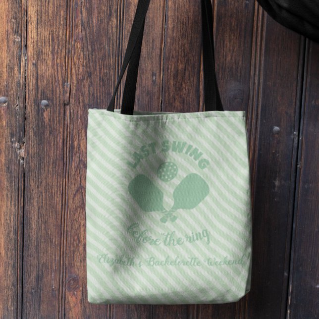 Pickleball Bachelorette Weekend Tote Bag (Creator Uploaded)