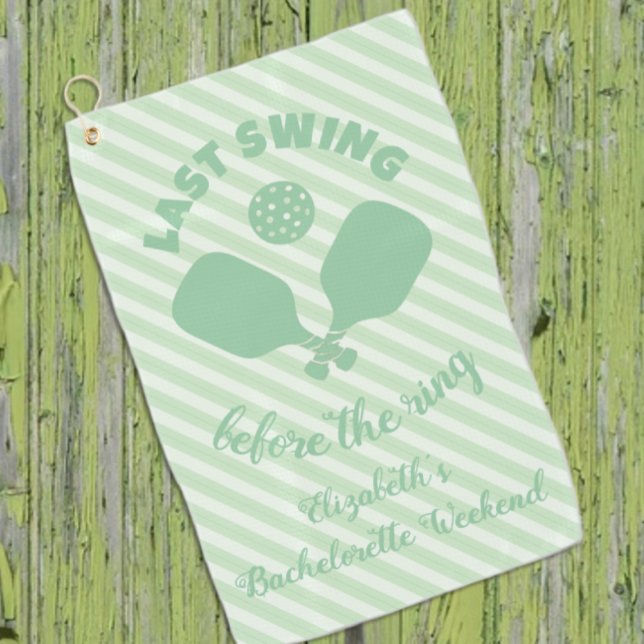 Pickleball Bachelorette Weekend Towel (Creator Uploaded)
