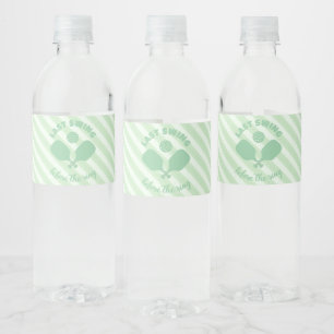 Pickleball Bachelorette Weekend Water Bottle Label