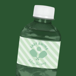 Pickleball Bachelorette Weekend Water Bottle Label
