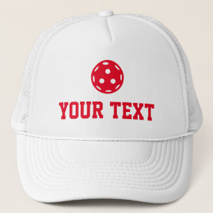 Pickleball Baller Funny Custom Text Name Trucker Hat