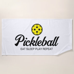 Pickleball beach towel gift