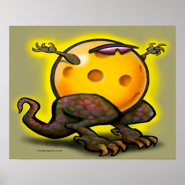 Pickleball Beast Poster (Front)