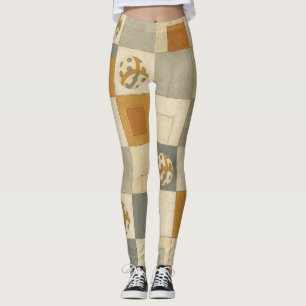 Pickleball Ben Nicholson Inspired Abstract Leggings