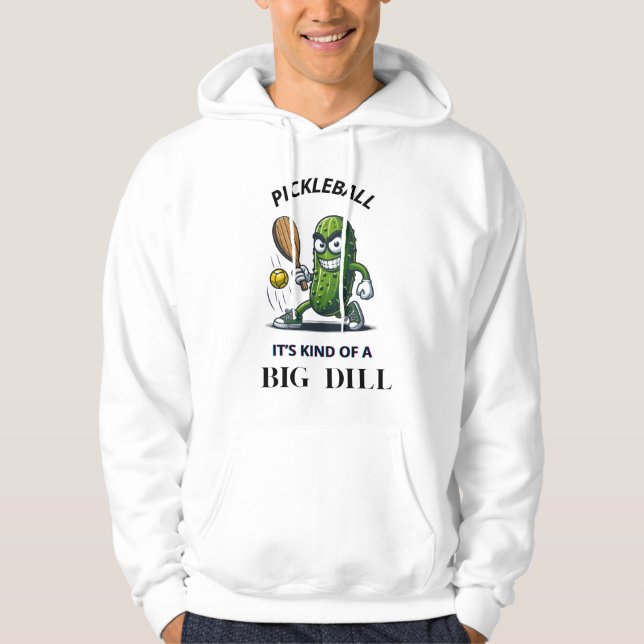 Pickleball Big Dill – Funny Sports Tee (Front)