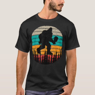 Pickleball Bigfoot Pickleball Sasquatch Dink Playe T-Shirt