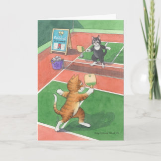 Pickleball Birthday Bud & Tony Notecard