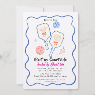 Pickleball Birthday Celebration Sports Party Invitation