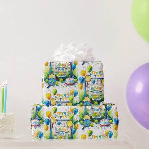 Pickleball Birthday Party themed Wrapping Paper