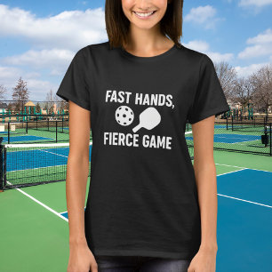 Pickleball black white quote T-Shirt