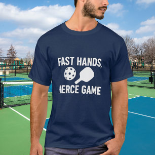 Pickleball blue white quote T-Shirt