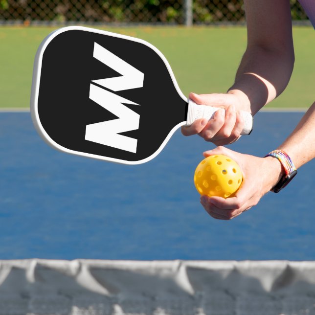 Pickleball Boss Lightning Bolt Custom Colour Paddl Paddle (Insitu)