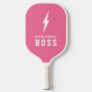 Pickleball Boss Lightning Bolt Custom Colour   Pickleball Paddle