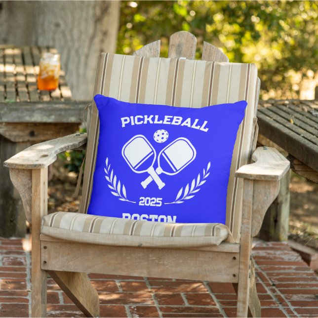 Pickleball Boston 2025 Custom Blue Patio  Cushion (Chair)